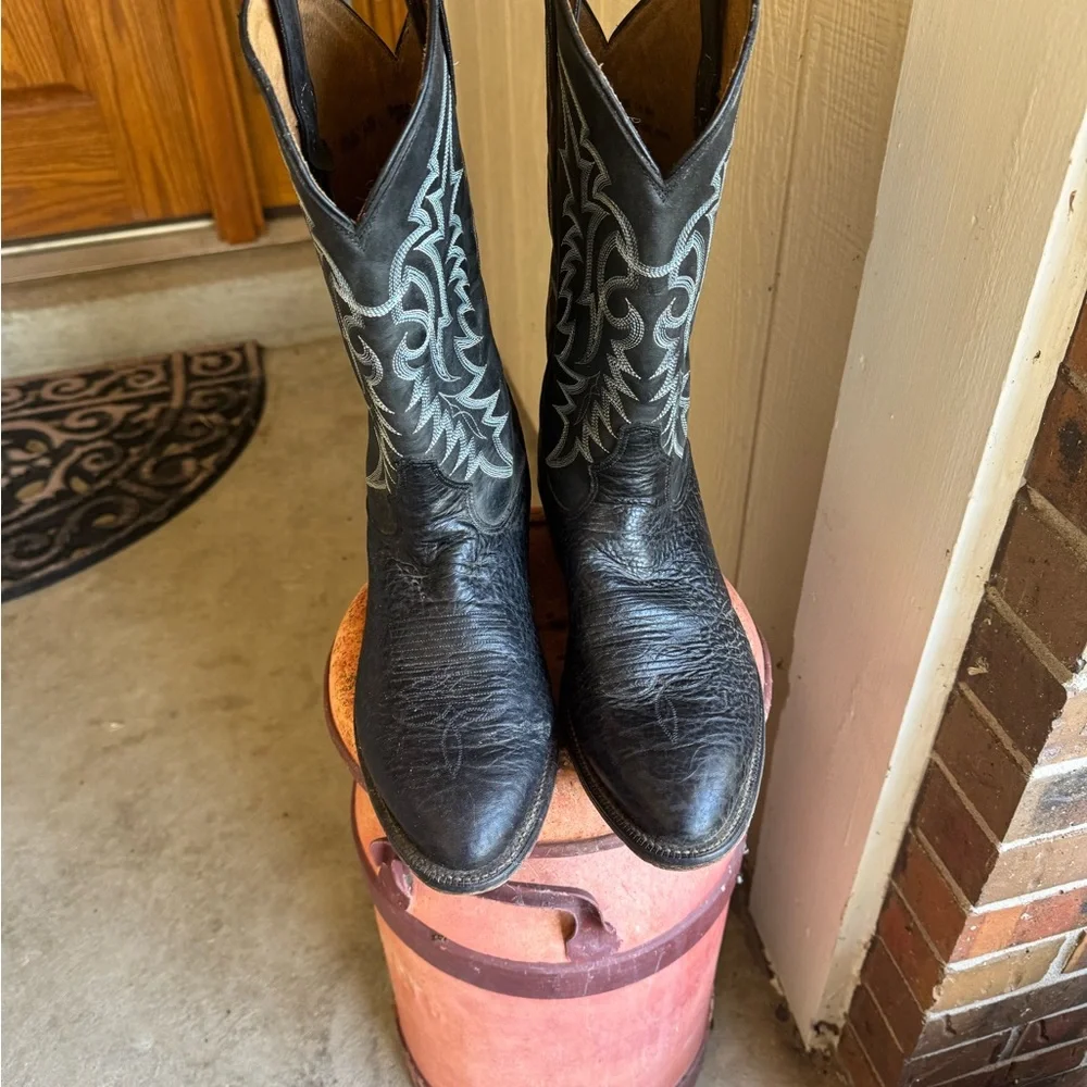 Tony Lama MEN'S NACOGDOCHES TEJU LIZARD WESTERN BOOTS - Picture 2 of 8